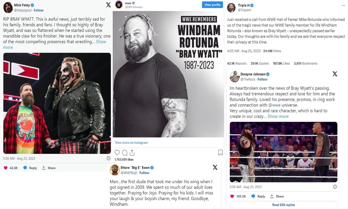Tweeted by WWE Superstars