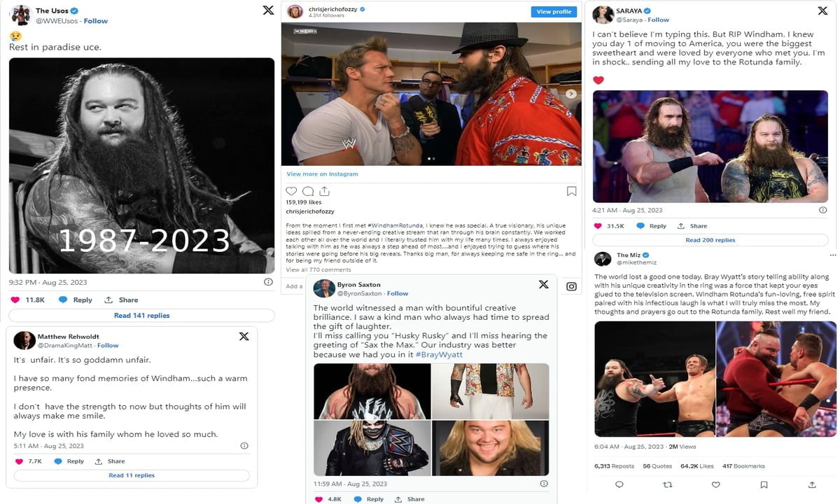 WWE Paid Tributes to Bray Wyatt