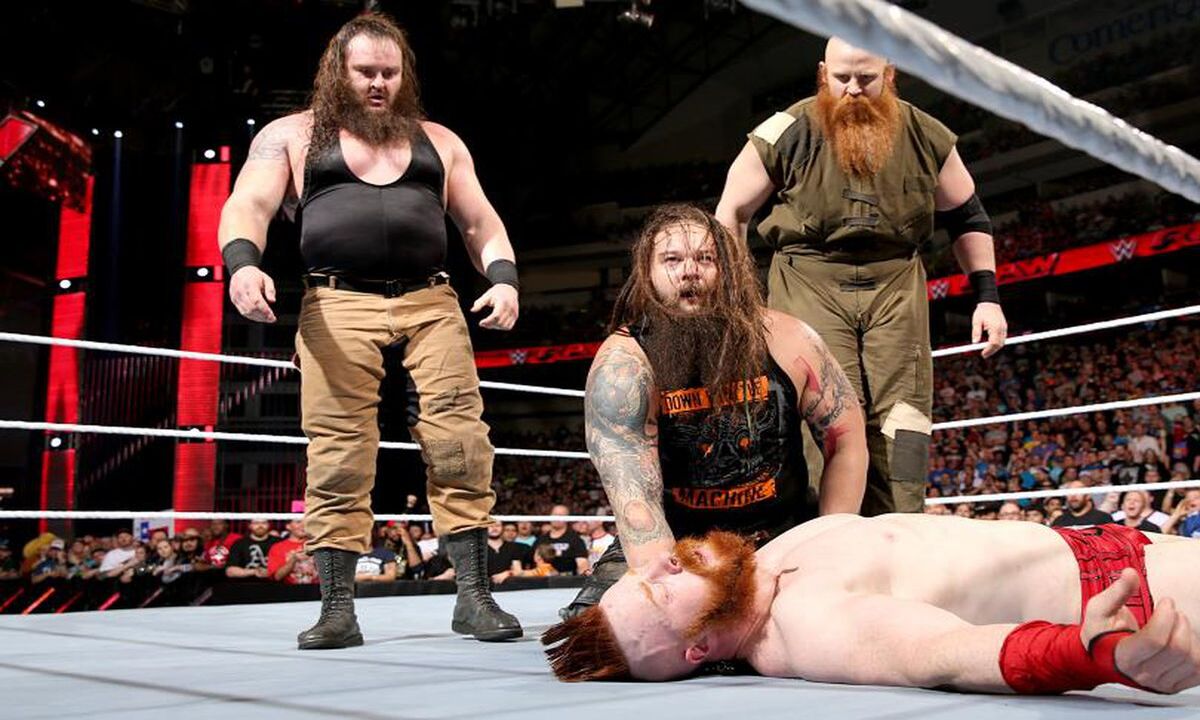 Bray Wyatt with Braun Strowman