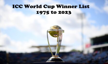ICC Cricket World Cup Winner List 1975 to 2023